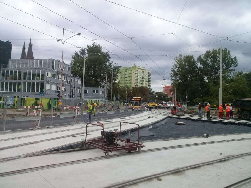 Remont skrzyżowania Dyrekcyjnej i Borowskiej