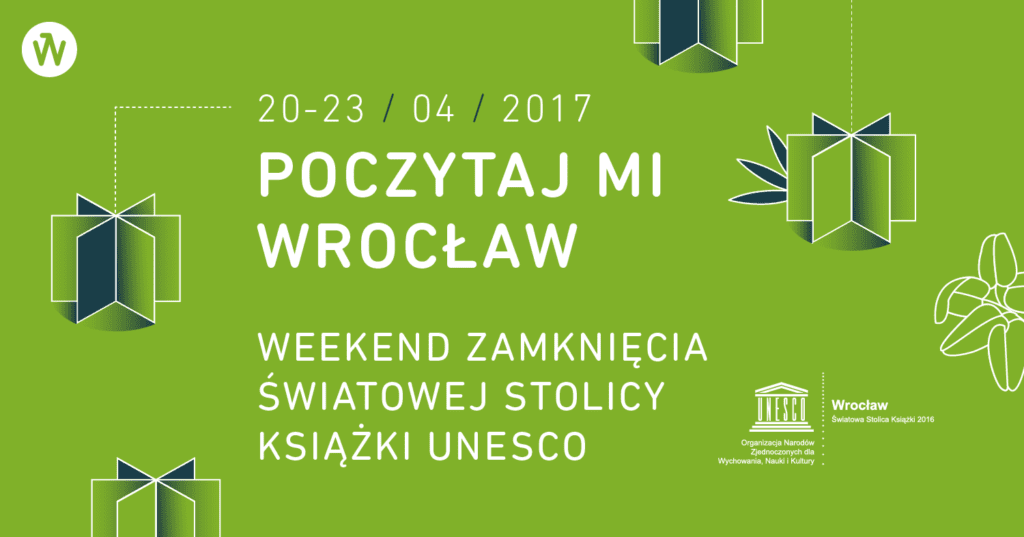 Poczytaj mi Wrocław_weekend zamknięcia Światowej Stolicy Książki UNESCO_grafika