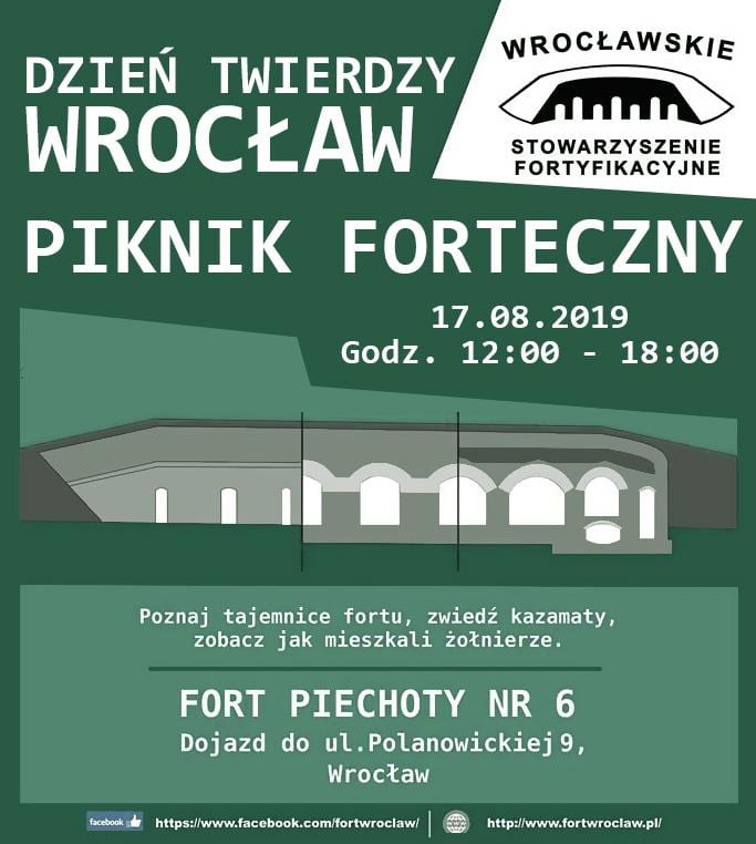 Dzień Twierdzy Wrocław - Piknik Forteczny 17 sierpnia 2019