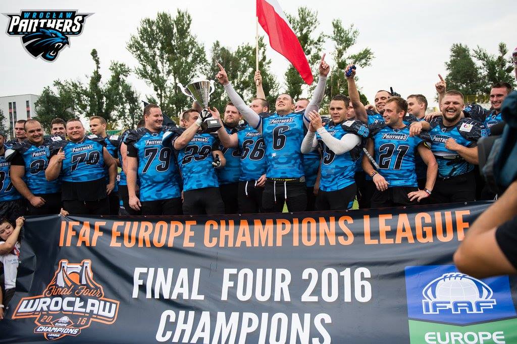 Panthers Wrocław wygrywa Ligę Mistrzów w futbolu amerykańskim