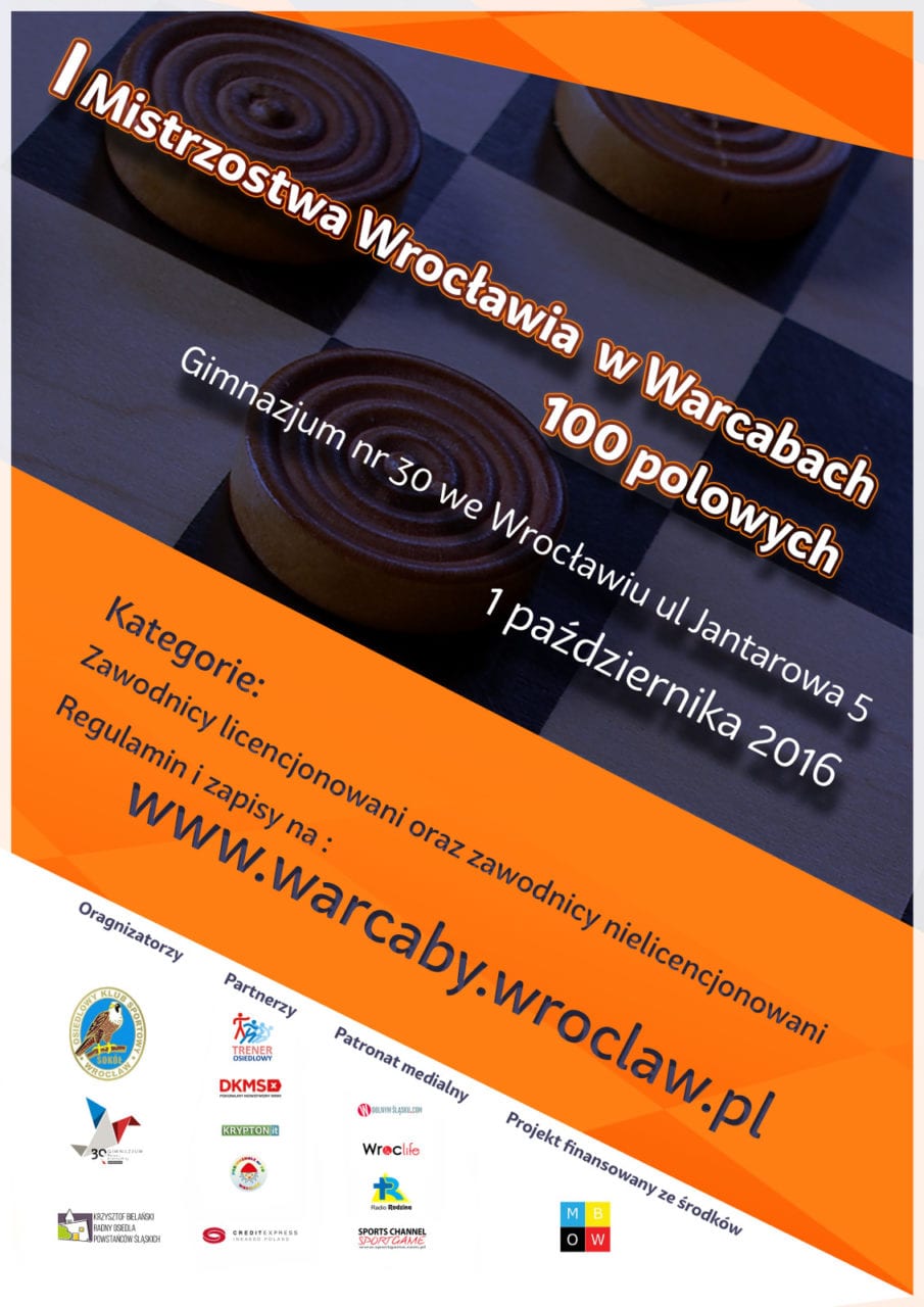 Zostań mistrzem warcabów … i pomagania