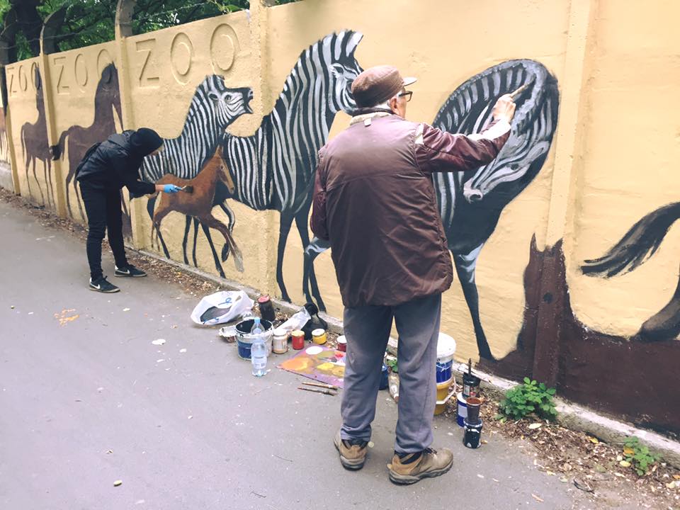 Mural ZOO Wrocław. Historia podbija serca wrocławian
