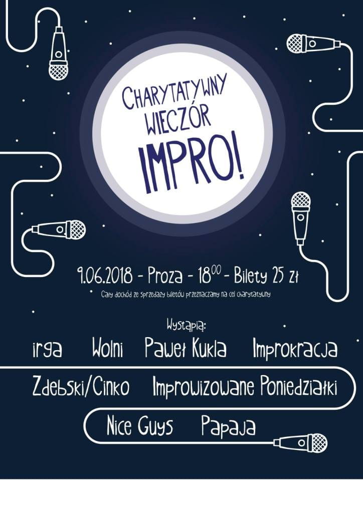 Zbliża się druga edycja Charytatywnego Wieczoru Impro