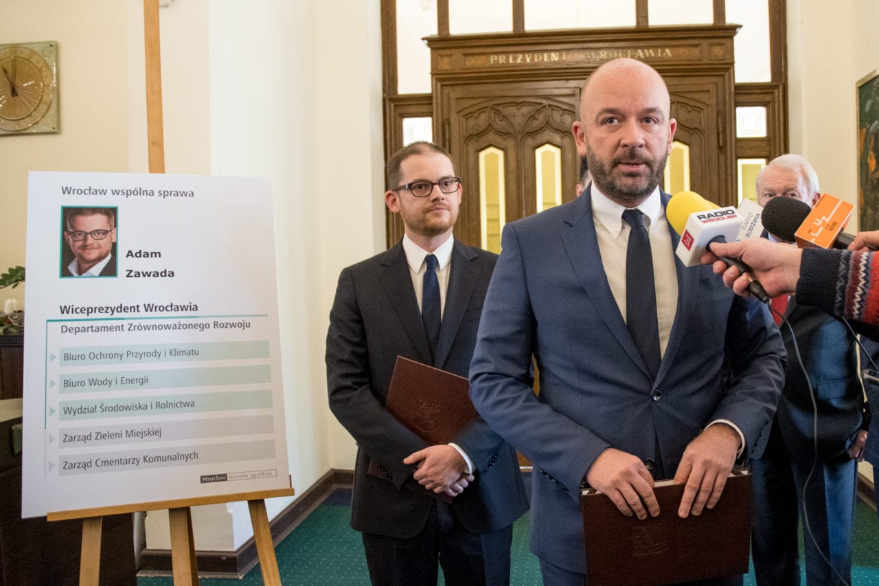 Adam Zawada nowym wiceprezydentem Wrocławia