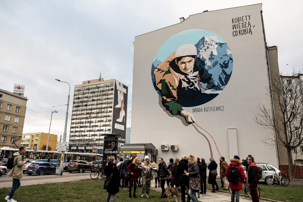 Nowy mural przy placu Legionów [GALERIA]