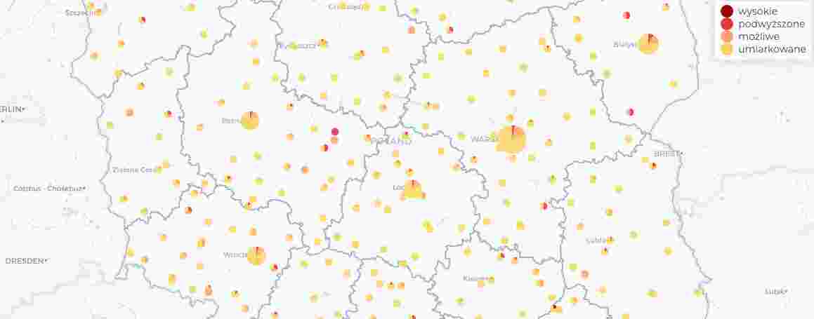 Aplikacja powie ci, jakie jest ryzyko zakażenia koronawirusem tam, gdzie mieszkasz