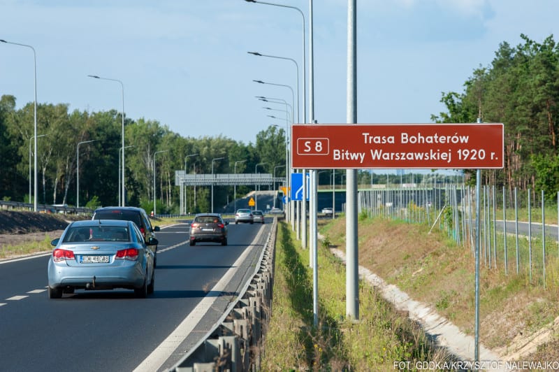 S8 to teraz Trasa Bohaterów Bitwy Warszawskiej 1920 roku [FOTO]