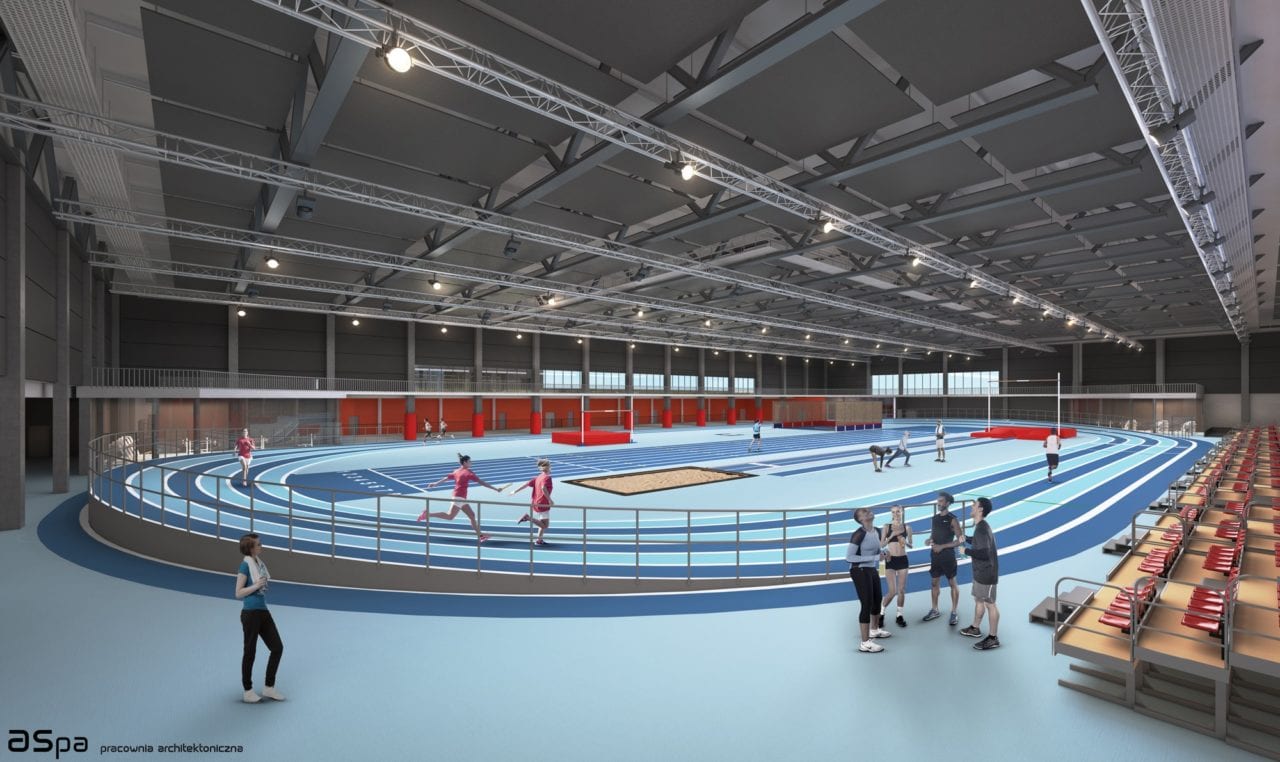 Wrocław będzie miał halę lekkoatletyczną z prawdziwego zdarzenia [WIZUALIZACJE]