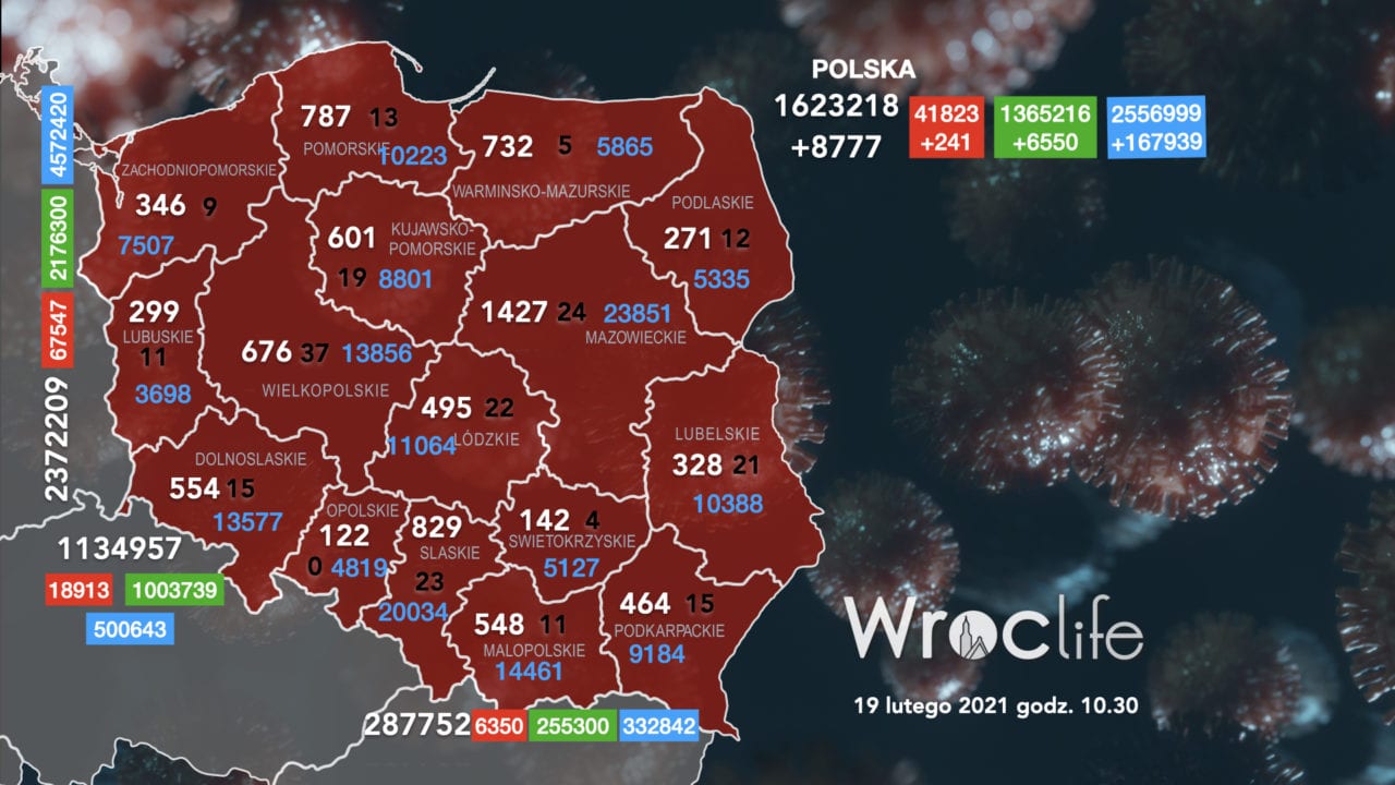 Koronawirus we Wrocławiu, na Dolnym Śląsku, w Polsce [RAPORT 19.02]