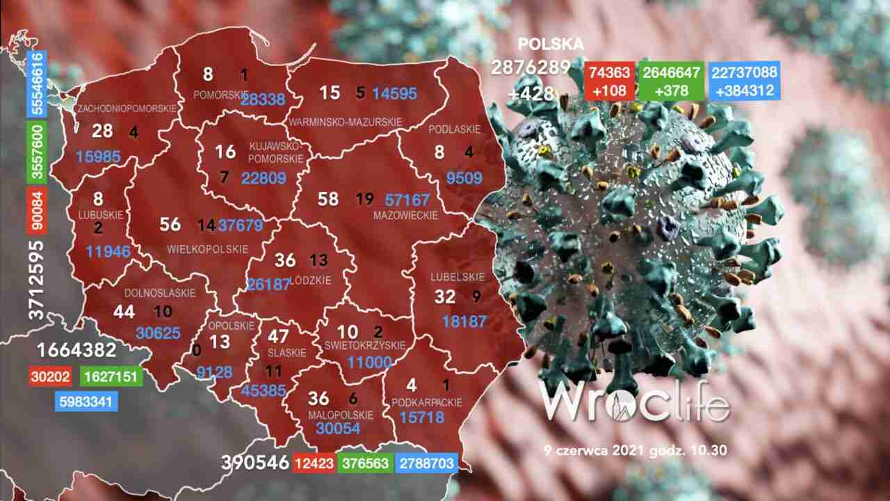 Koronawirus we Wrocławiu, na Dolnym Śląsku, w Polsce [RAPORT 9.06]