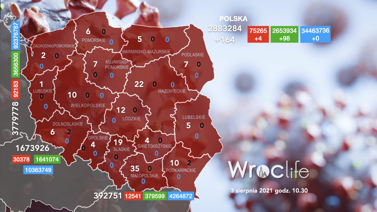Koronawirus we Wrocławiu, na Dolnym Śląsku, w Polsce [RAPORT 3.08]