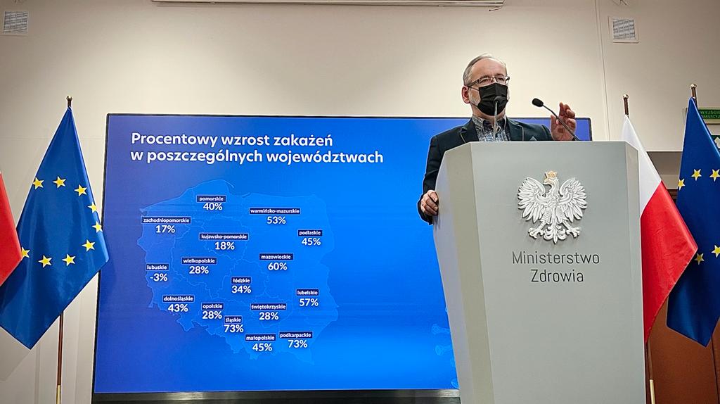 Ponad 30 tys. zakażeń koronawirusem. „Wkroczyliśmy w 5. falę, będzie się ona bardzo dynamicznie rozwijać”