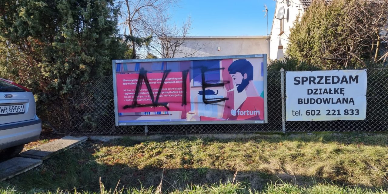 Wojna billboardowa we Wrocławiu. Mieszkańcy oskarżają Fortum o manipulację [ZDJĘCIA]