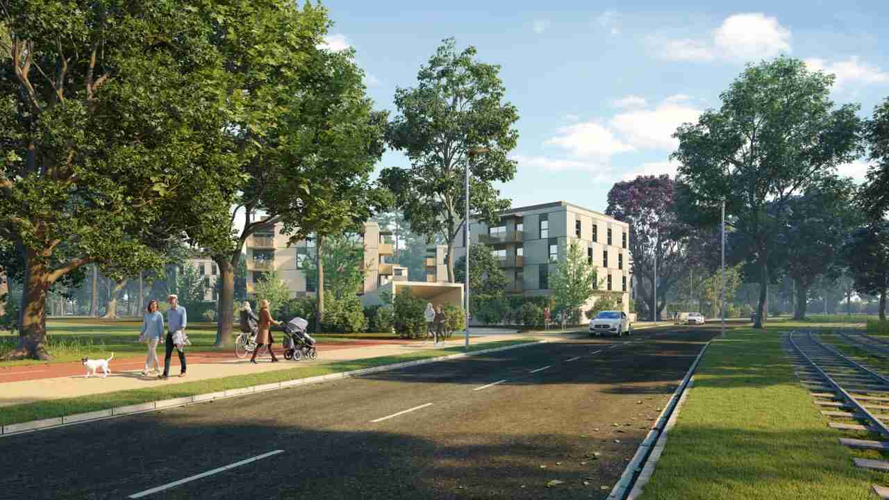 W miejscu PRL-owskiego biurowca przy parku Szczytnickim powstaną apartamenty [WIZUALIZACJE]