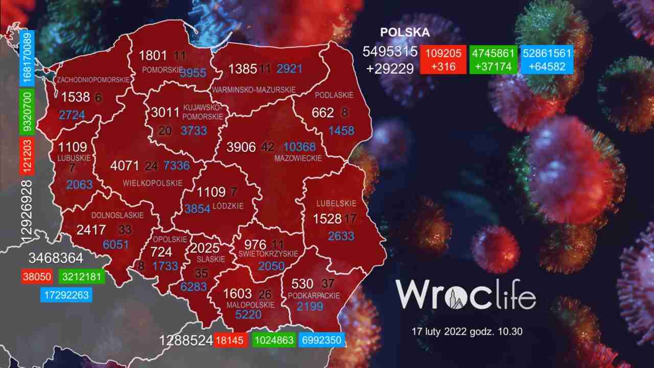 Koronawirus we Wrocławiu, na Dolnym Śląsku, w Polsce [RAPORT 17.02]