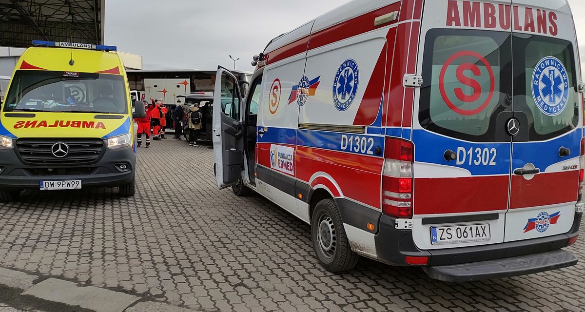 Czworo pacjentów z Ukrainy trafiło już do szpitala we Wrocławiu [ZDJĘCIA]