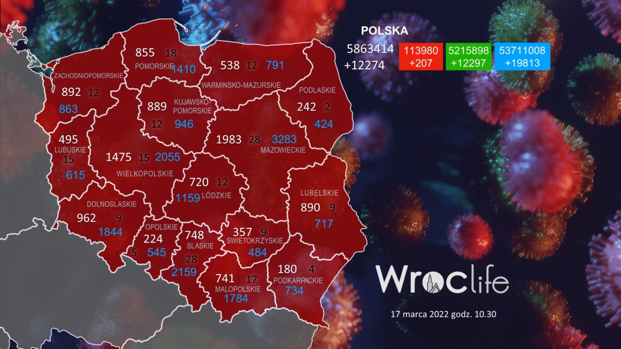 Koronawirus we Wrocławiu, na Dolnym Śląsku, w Polsce [RAPORT 17.03]